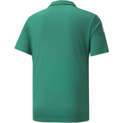 Green-White - Back - Puma Mens TeamLIGA Sideline Polo Shirt