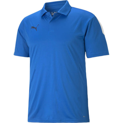 Electric Blue-White - Front - Puma Mens TeamLIGA Sideline Polo Shirt