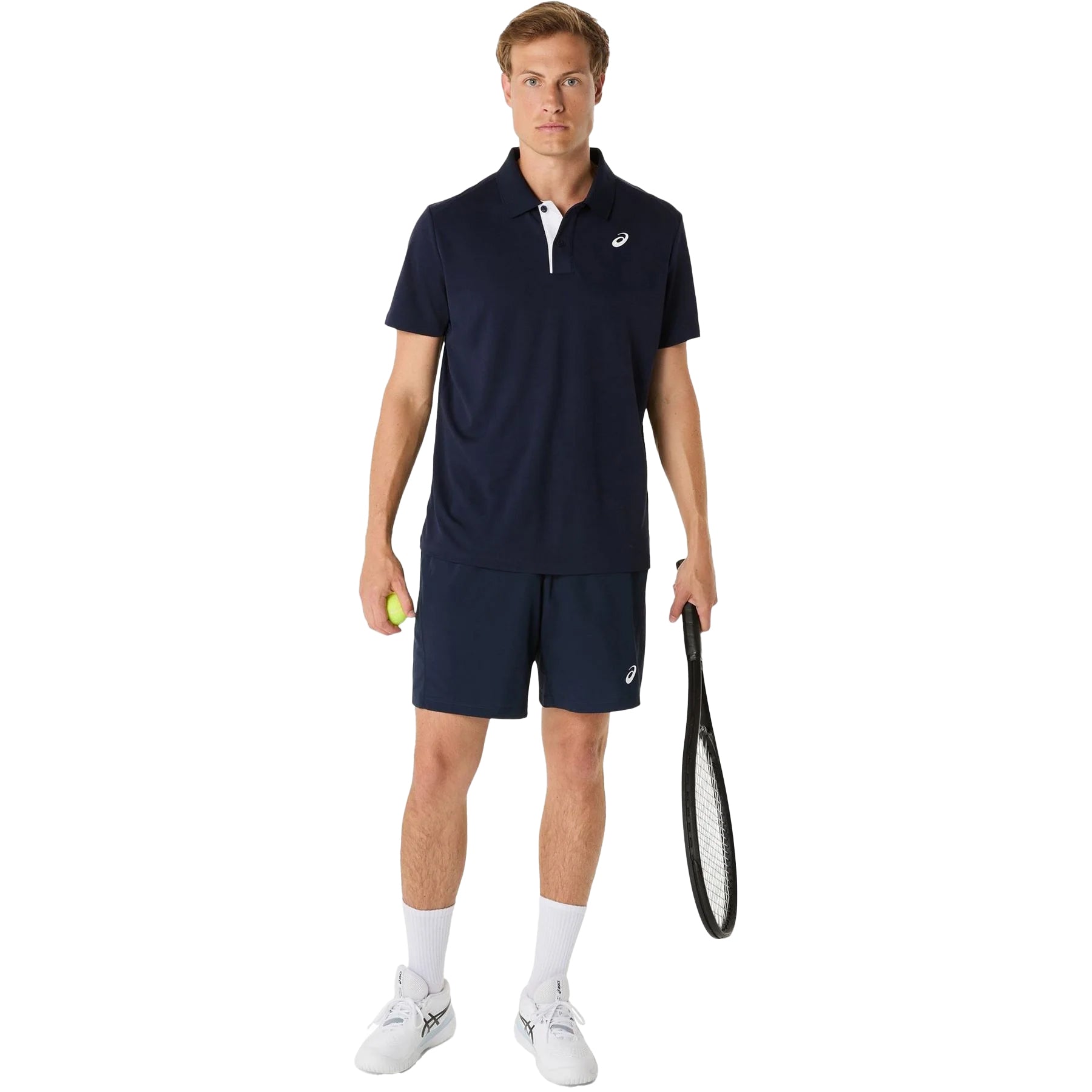 Blue - Lifestyle - Asics Mens Lightweight Tennis Polo Shirt