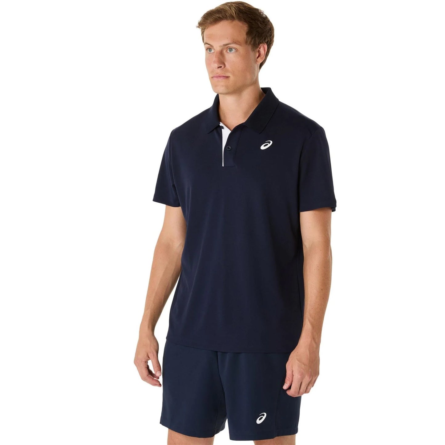 Blue - Front - Asics Mens Lightweight Tennis Polo Shirt