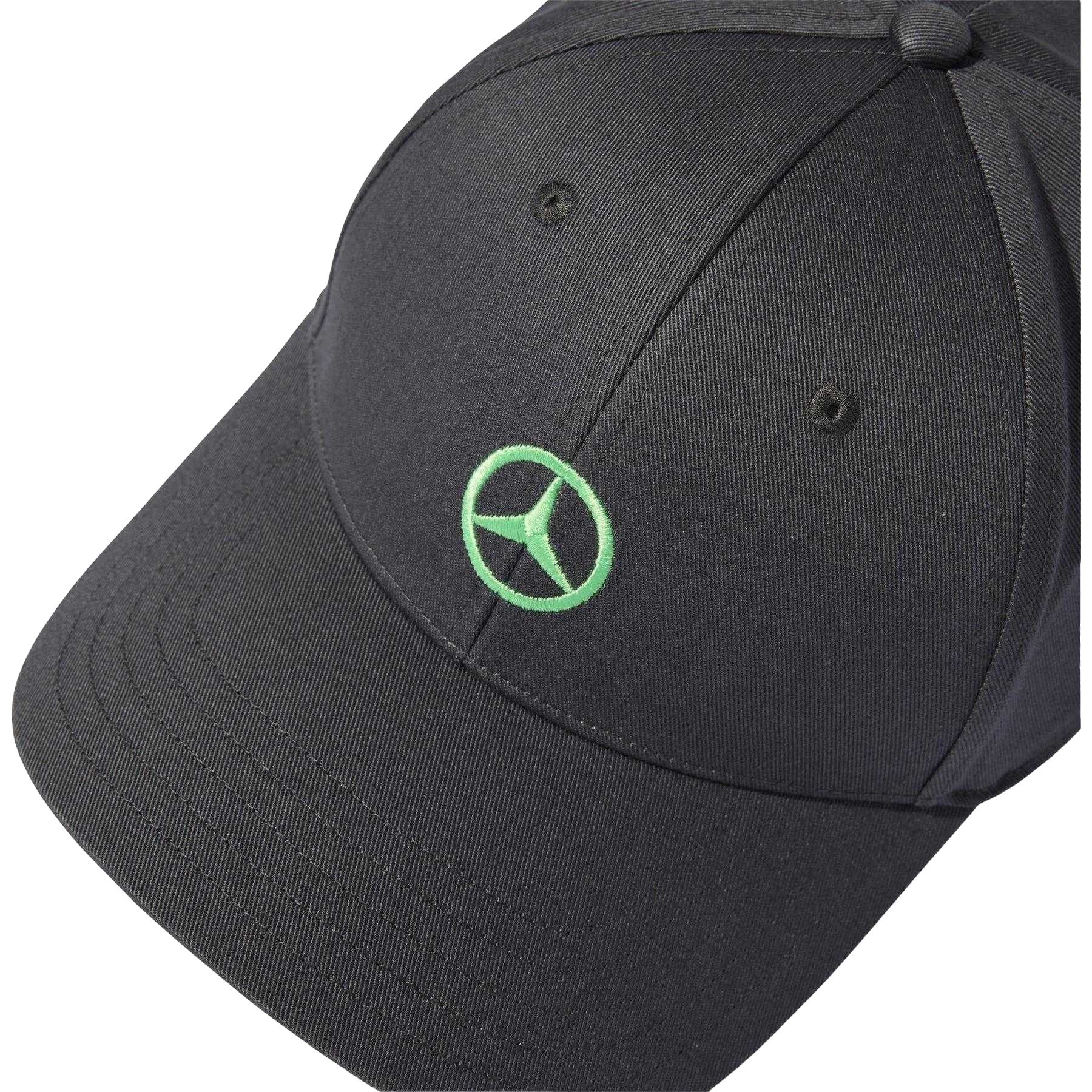 Solid Grey - Side - Mercedes Benz Mens AMG Petronas Baseball Cap