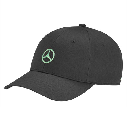 Solid Grey - Front - Mercedes Benz Mens AMG Petronas Baseball Cap