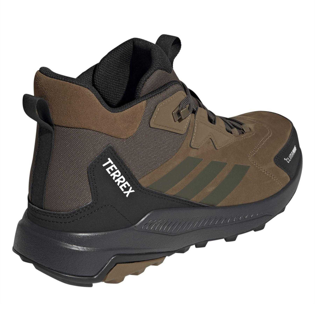 Brown - Back - Adidas Mens Terrex Anylander Leather Hiking Boots