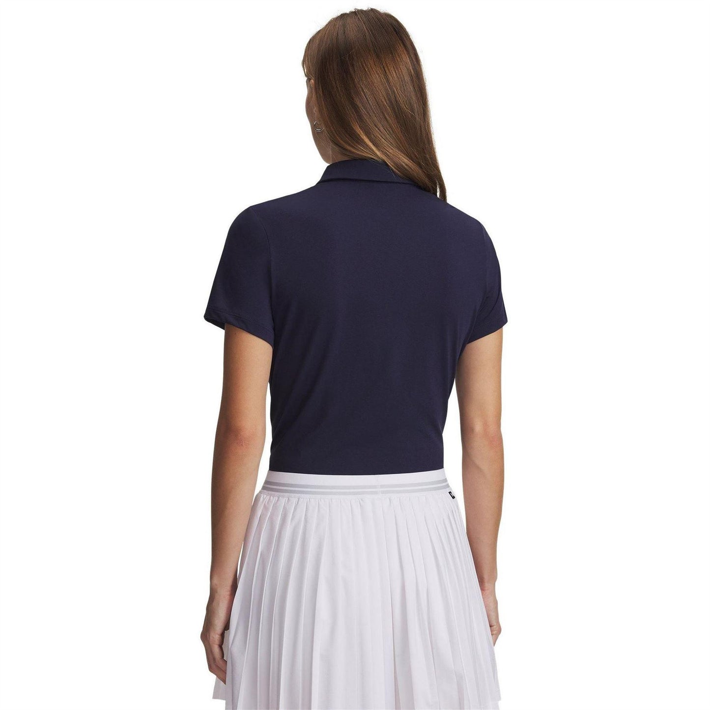 Midnight Navy - Back - Under Armour Womens-Ladies Armourdry Regular Golf Polo Shirt