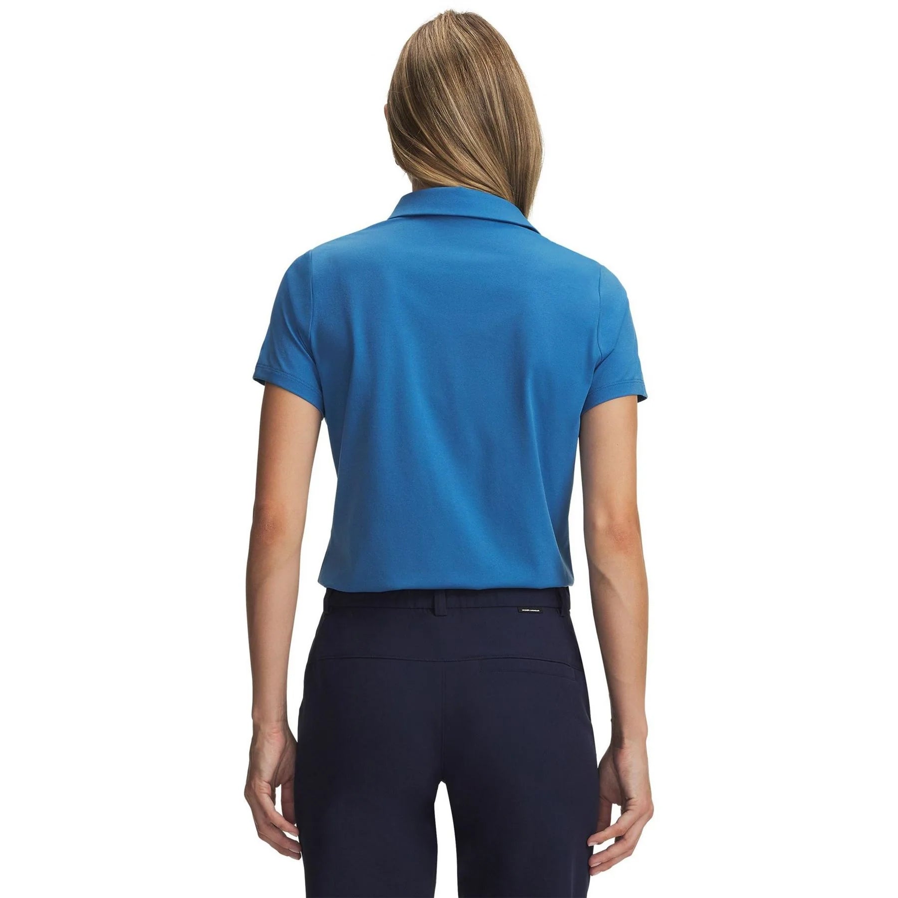 Aegean Blue - Back - Under Armour Womens-Ladies Armourdry Regular Golf Polo Shirt