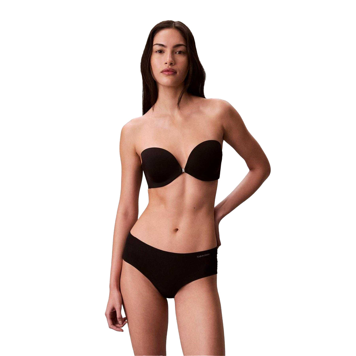 Black - Pack Shot - Calvin Klein Womens-Ladies Strapless Bra