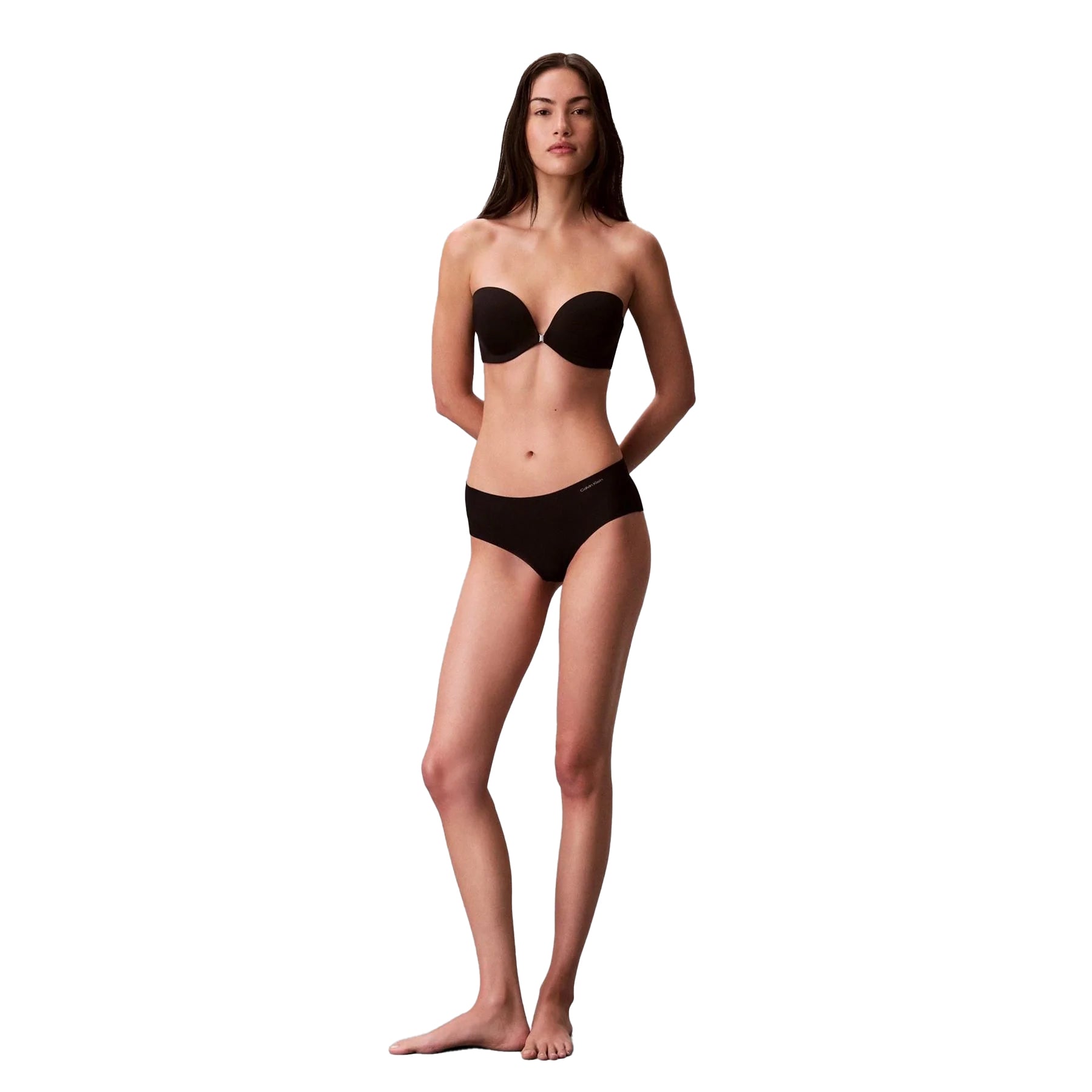 Black - Close up - Calvin Klein Womens-Ladies Strapless Bra