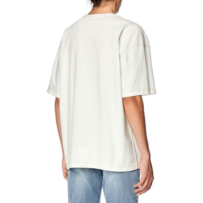 White - Back - Diesel Mens T-Boxt-N12 T-Shirt