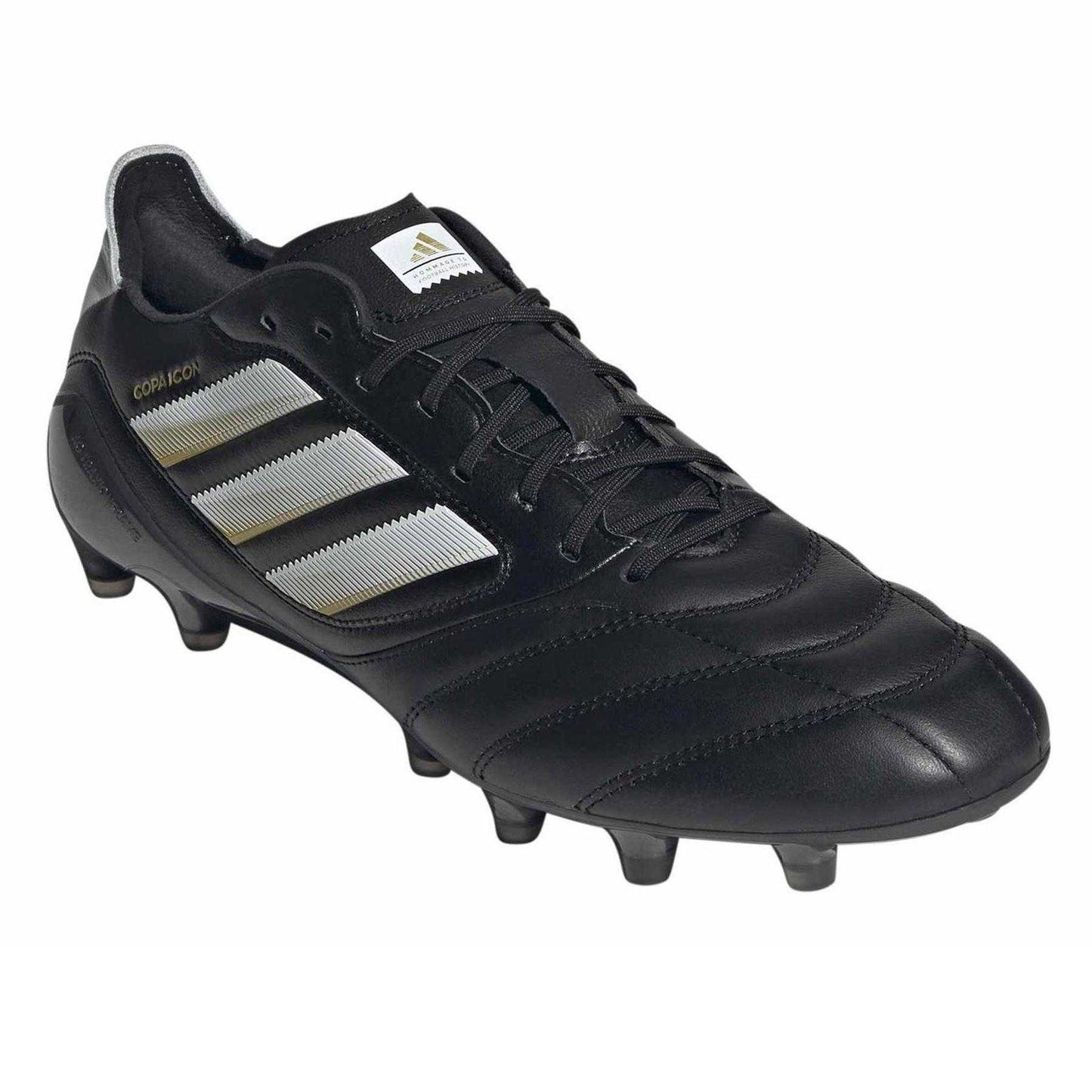 Core Black - Pack Shot - Adidas Mens Copa Icon Striped Flat Football Boots