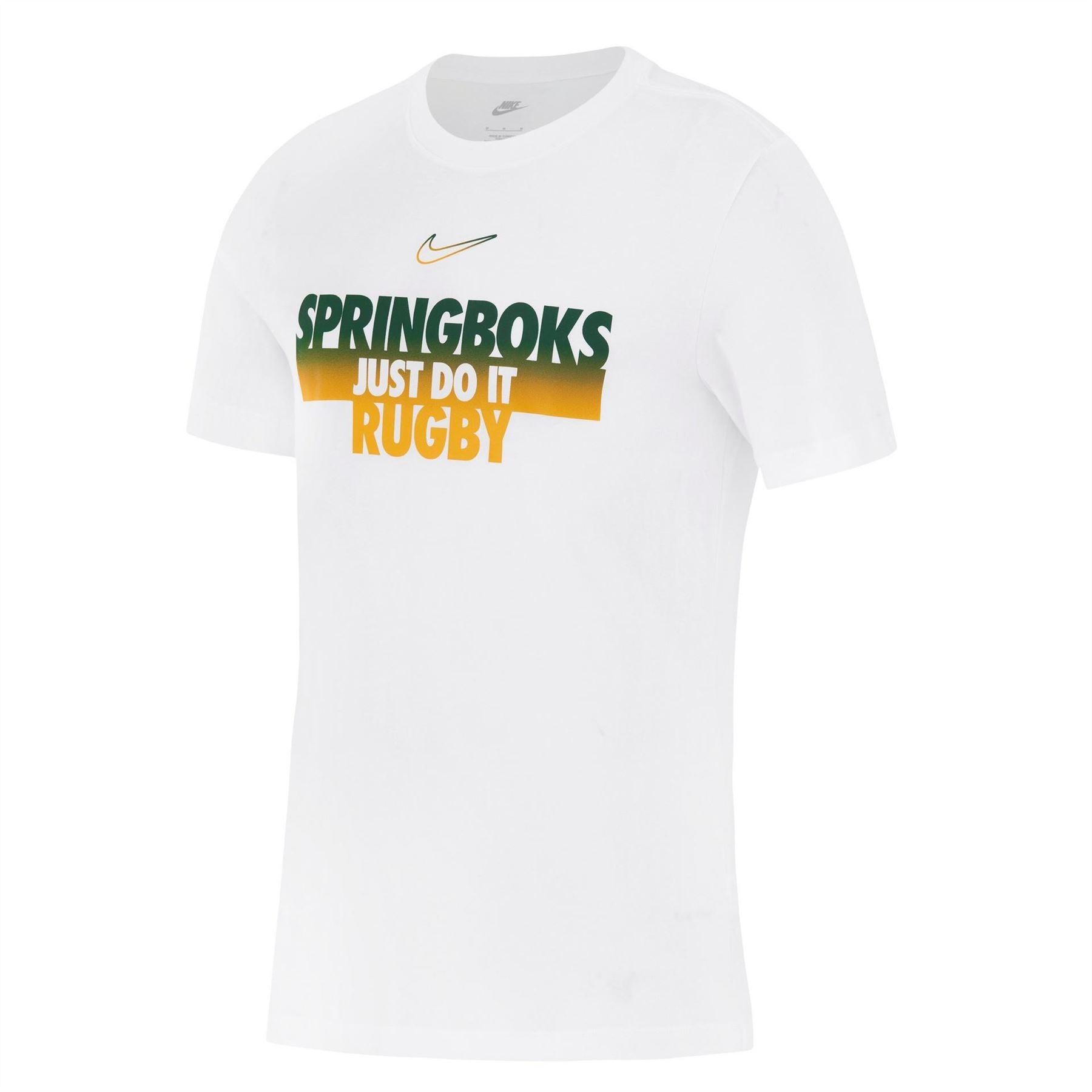 White - Front - Nike Mens 2026 Springboks T-Shirt