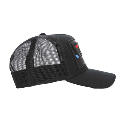 Black - Lifestyle - Societe Noir Mens Vitesse Embroidered Logo Trucker Cap