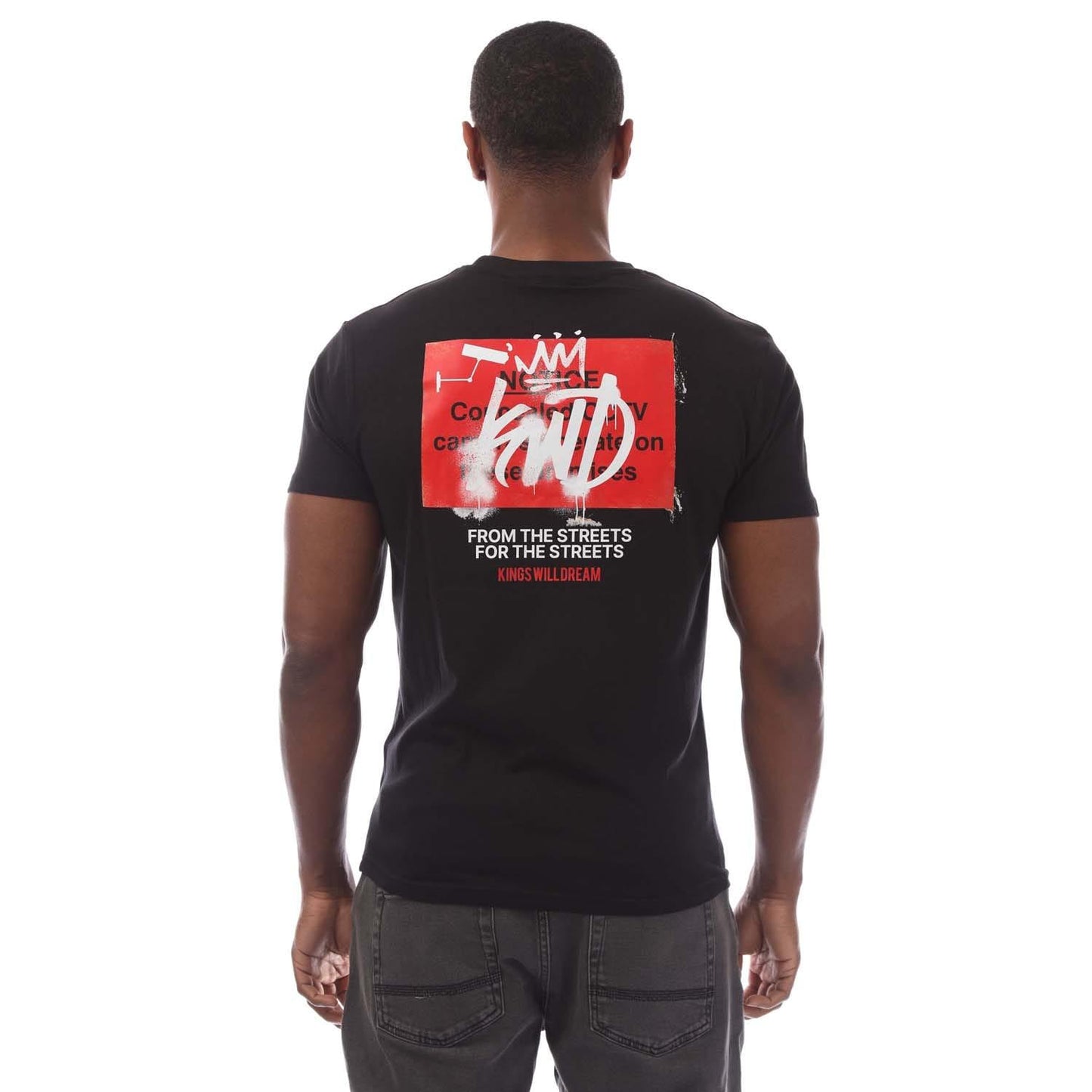 Black - Back - Kings Will Dream Mens Cceetv T-Shirt