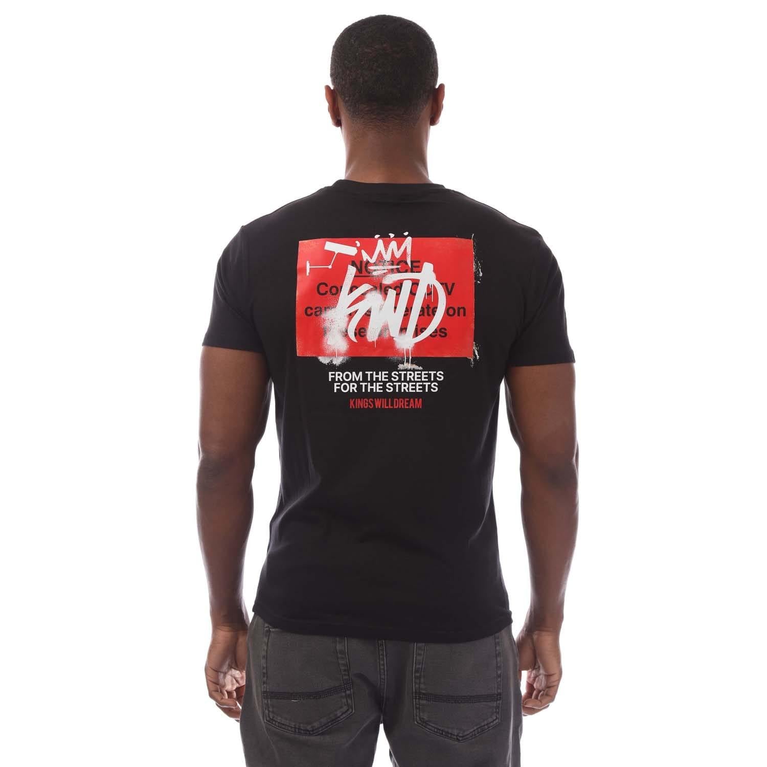 Black - Back - Kings Will Dream Mens Cceetv T-Shirt