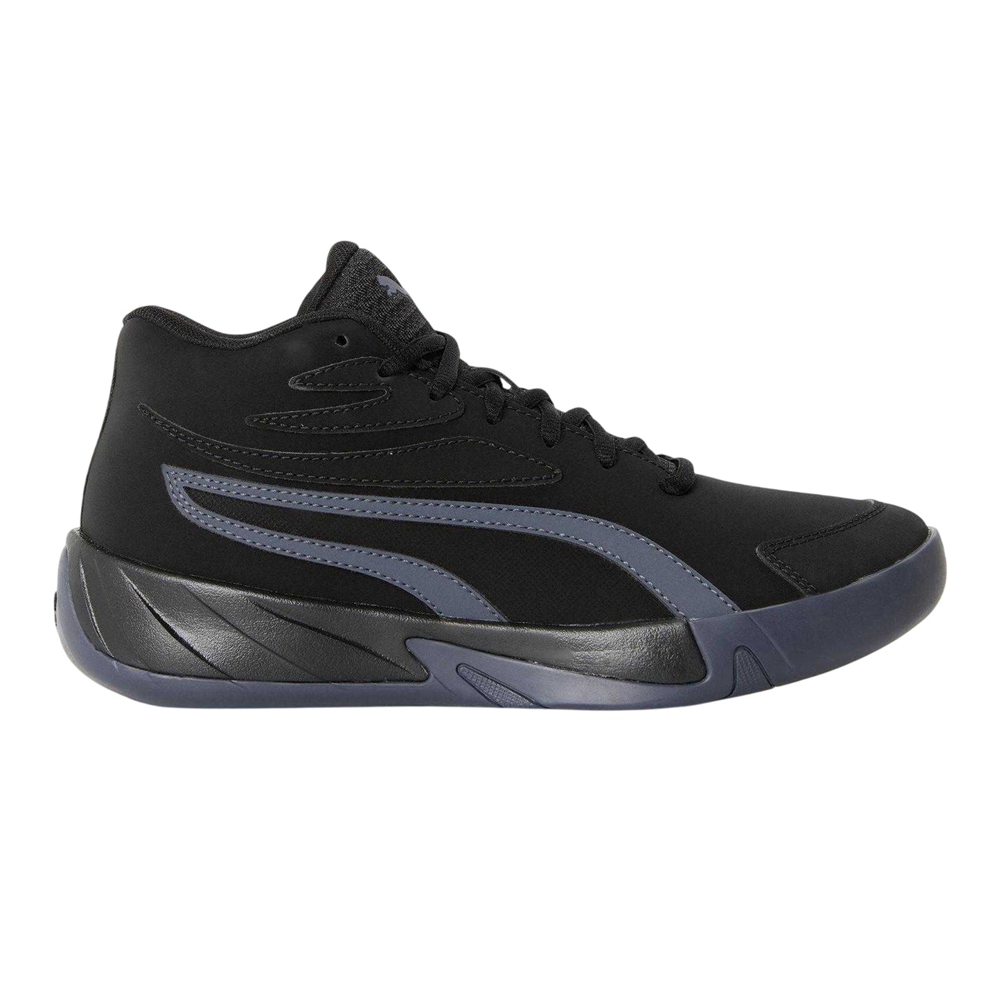Black - Front - Puma Childrens-Kids Court Trainers