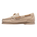 Beige - Side - Timberland Mens Classic Leather Boat Shoes