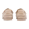 Beige - Back - Timberland Mens Classic Leather Boat Shoes