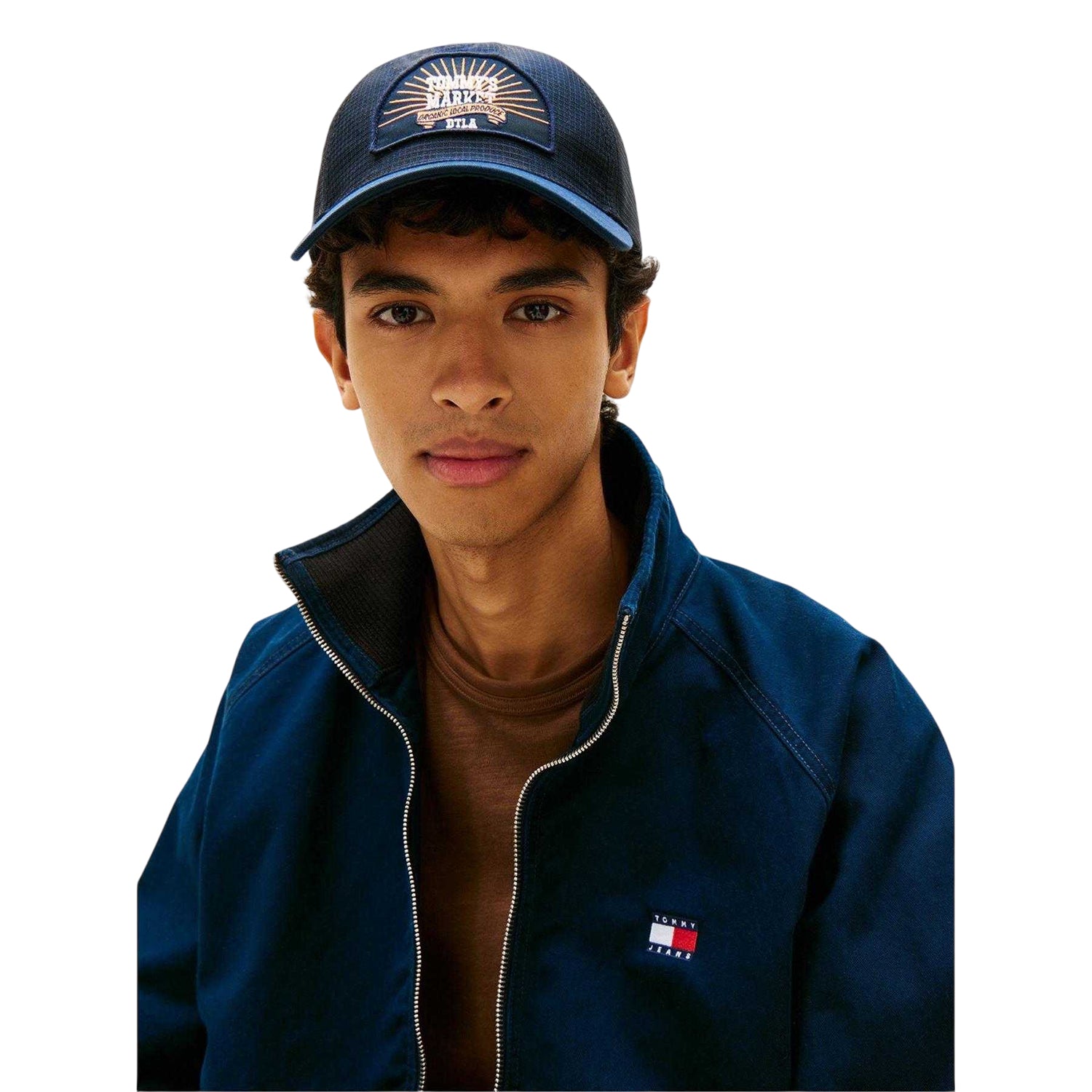 Night Navy - Lifestyle - Tommy Hilfiger Mens Embroidered Logo Trucker Cap