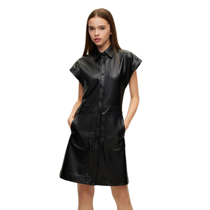 Black - Lifestyle - Hugo Womens-Ladies Kestia-1 Dress