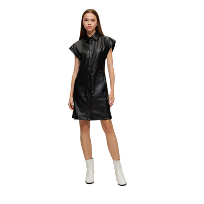 Black - Pack Shot - Hugo Womens-Ladies Kestia-1 Dress