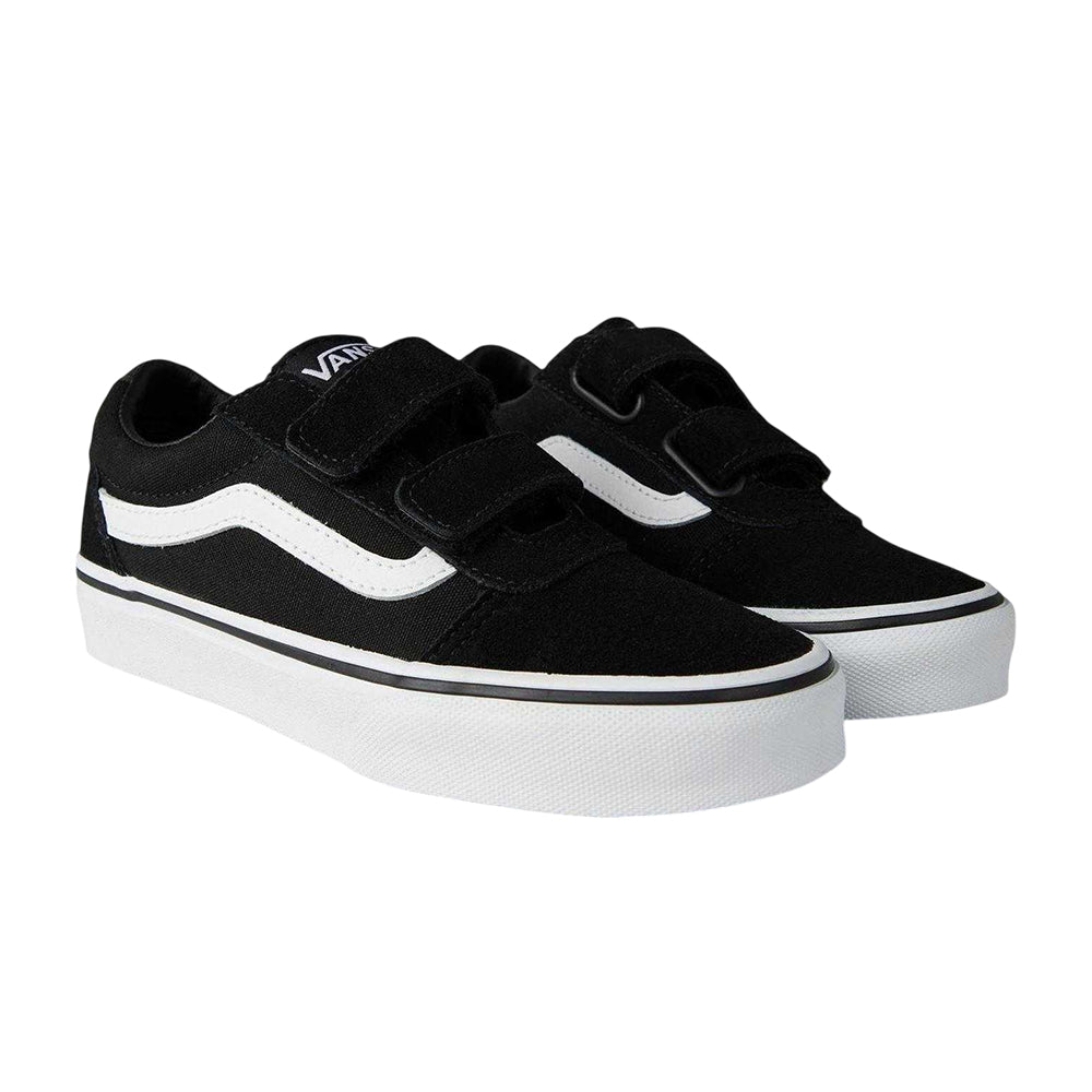 Black - Lifestyle - Vans Childrens-Kids Ward Suede Low Trainers