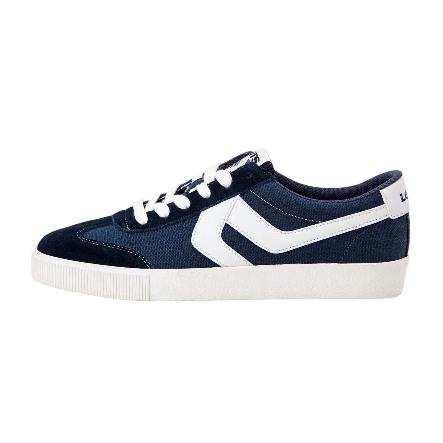 Navy Blue - Back - Levis Unisex Adult Two Tone Suede Trainers