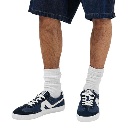 Navy Blue - Lifestyle - Levis Unisex Adult Two Tone Suede Trainers