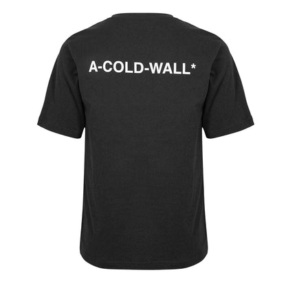 Black - Back - A-COLD-WALL Mens Follet Logo T-Shirt