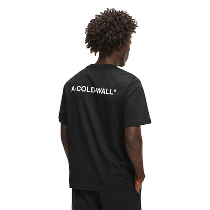 Black - Lifestyle - A-COLD-WALL Mens Follet Logo T-Shirt