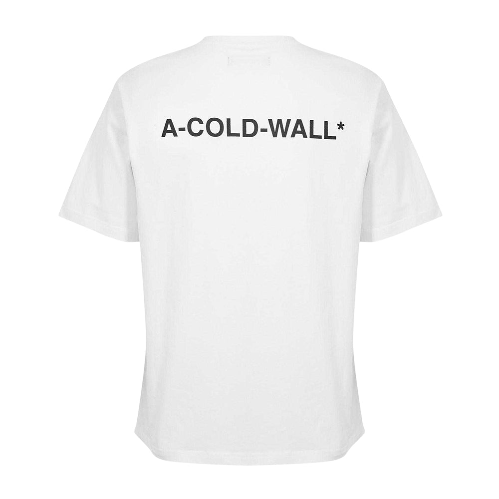White - Back - A-COLD-WALL Mens Follet Logo T-Shirt