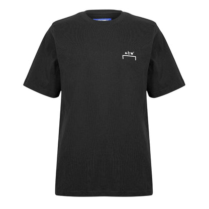 Black - Front - A-COLD-WALL Mens Follet Logo T-Shirt