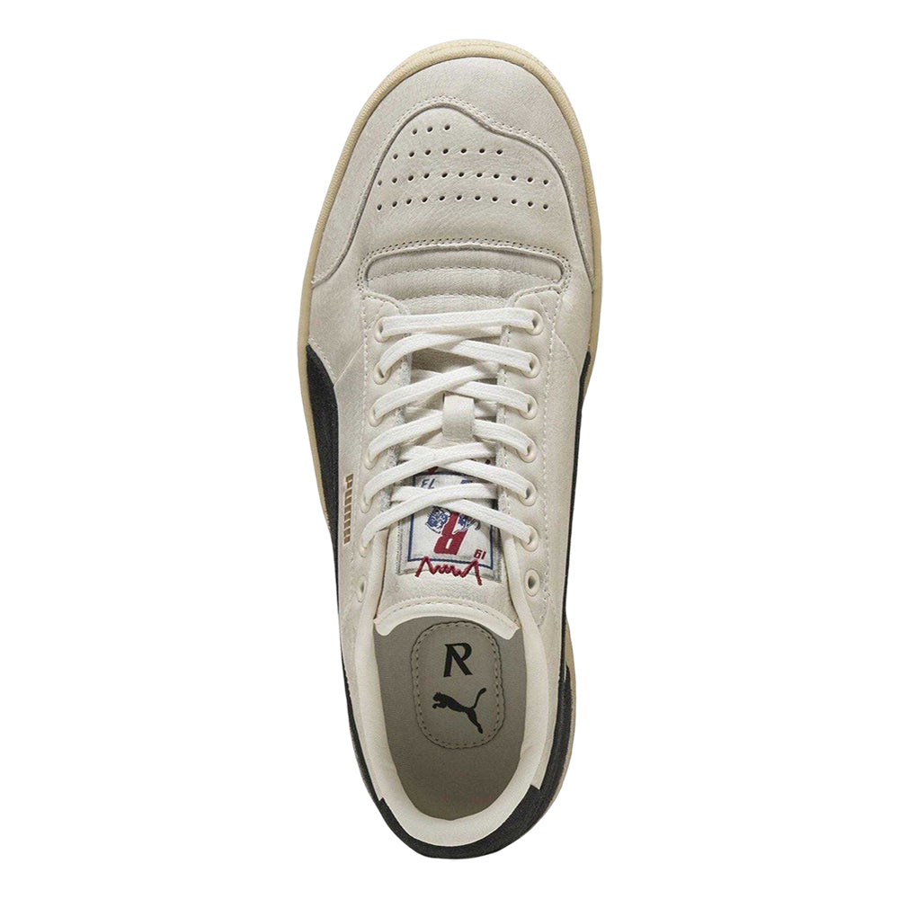 Warm White - Lifestyle - Puma Mens Majesty Suede Low Cut Trainers