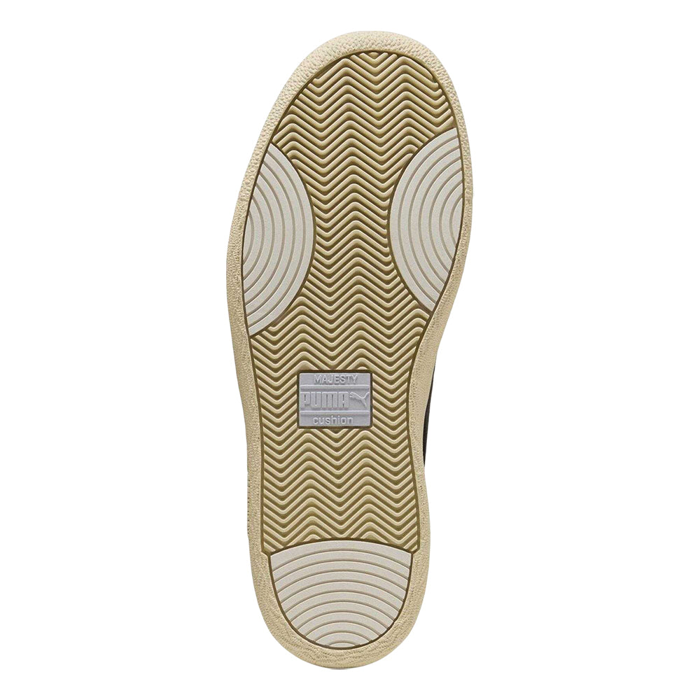 Warm White - Pack Shot - Puma Mens Majesty Suede Low Cut Trainers