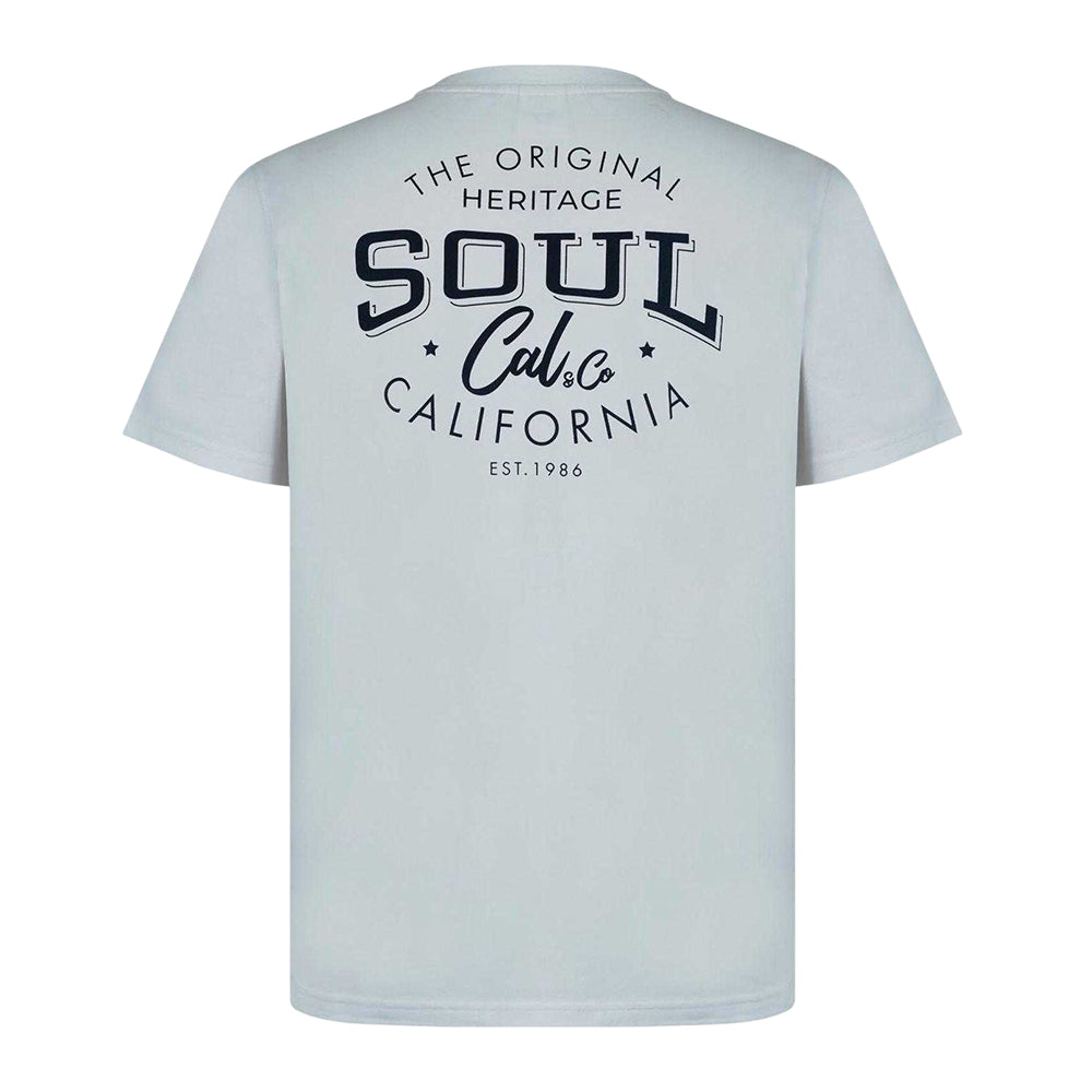 White-Heritage - Back - SoulCal Mens Printed Logo Regular T-Shirt