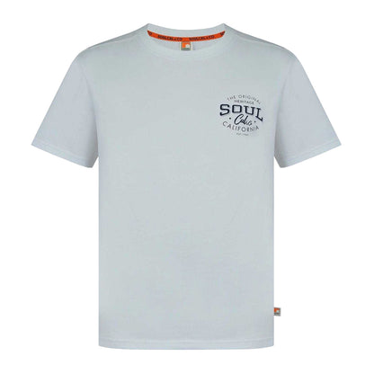 White-Heritage - Front - SoulCal Mens Printed Logo Regular T-Shirt