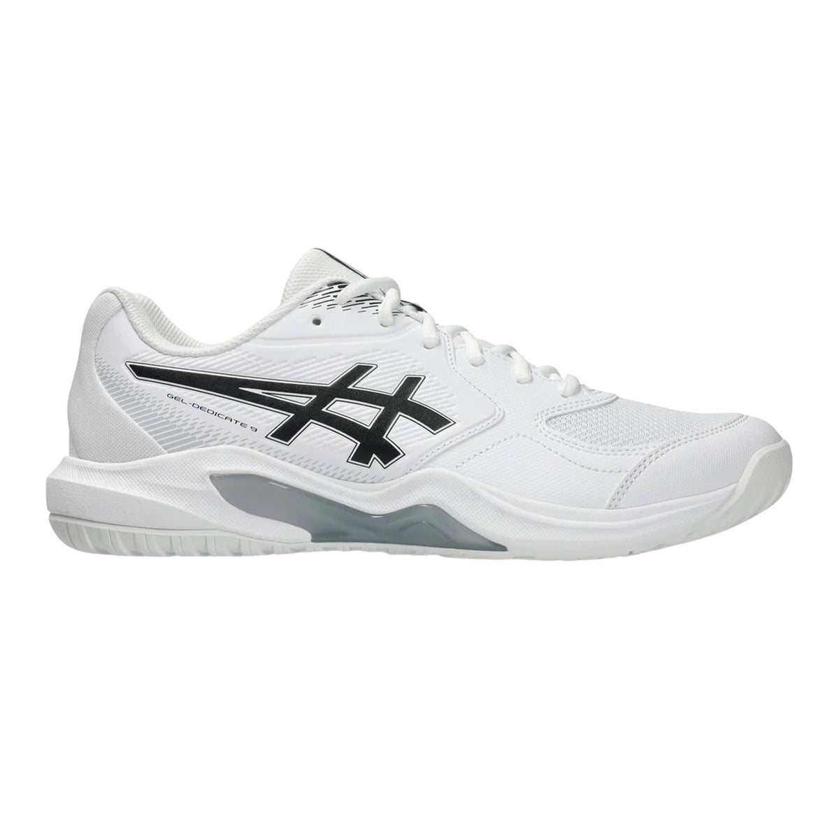 White-Black - Front - Asics Mens Tennis Shoes