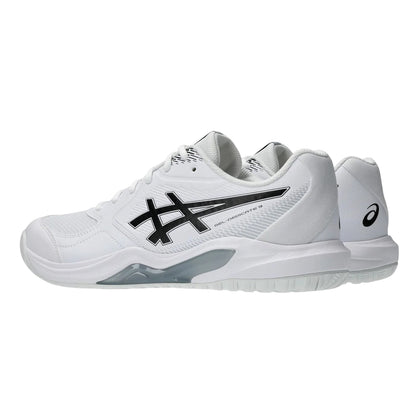 White-Black - Back - Asics Mens Tennis Shoes