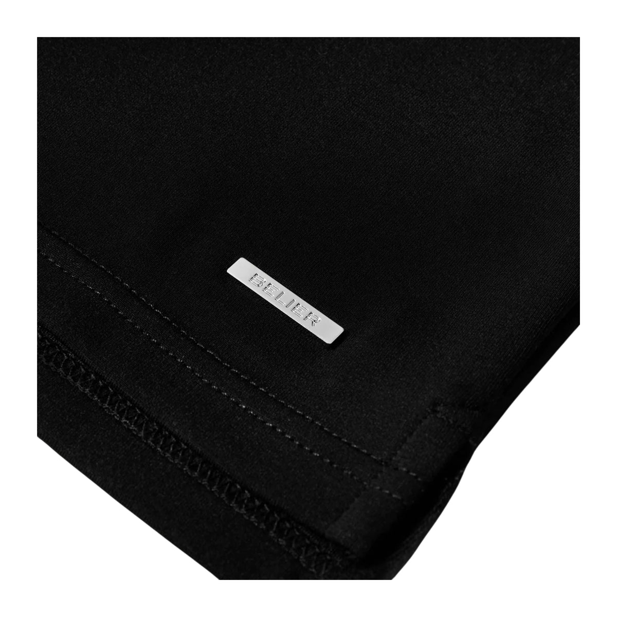 Black - Side - Belier Mens Premium Logo T-Shirt