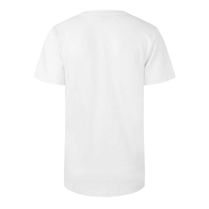 White - Back - Belier Mens Premium Logo T-Shirt
