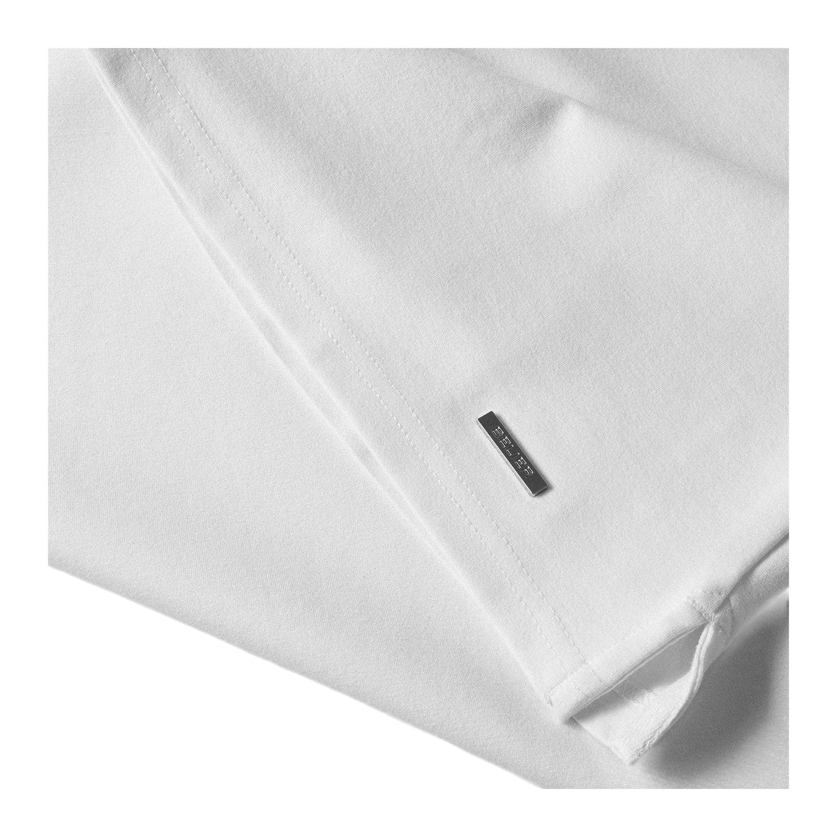 White - Side - Belier Mens Premium Logo T-Shirt