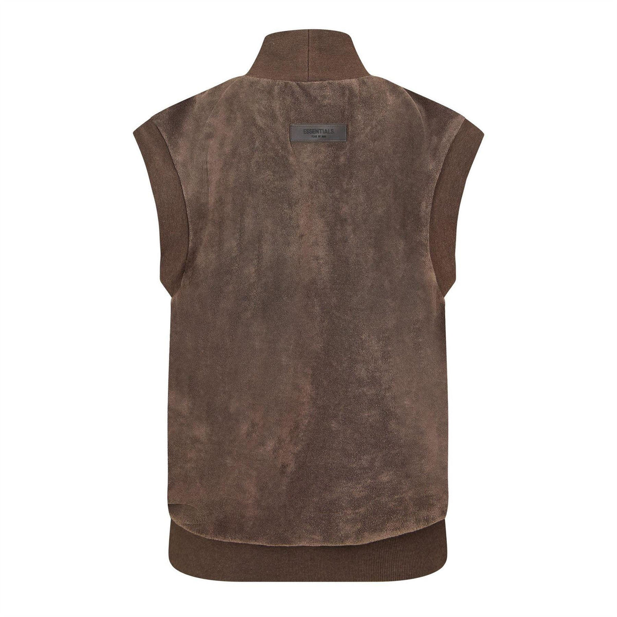 Black - Back - Fear Of God Essentials Womens-Ladies Sweater Vest