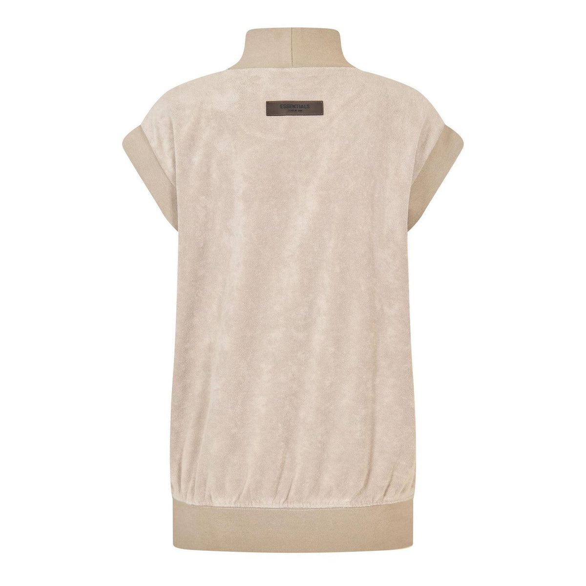 Seal Grey - Back - Fear Of God Essentials Womens-Ladies Sweater Vest