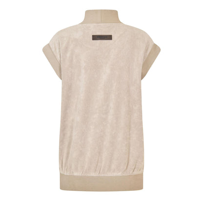 Seal Grey - Back - Fear Of God Essentials Womens-Ladies Sweater Vest