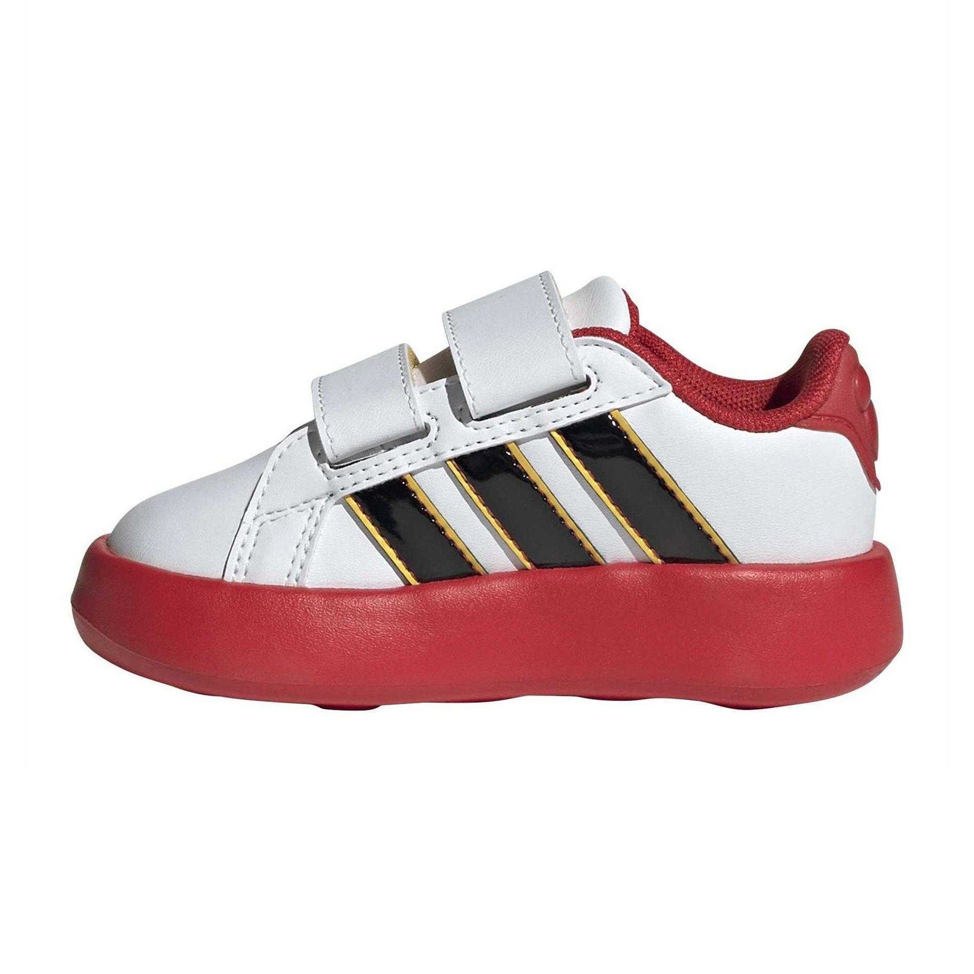 White - Side - Mickey Mouse Mens Mickey Mouse Hook and Loop Trainers
