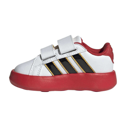White - Side - Mickey Mouse Mens Mickey Mouse Hook and Loop Trainers