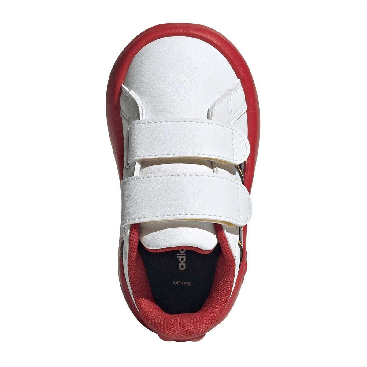 White - Lifestyle - Mickey Mouse Mens Mickey Mouse Hook and Loop Trainers