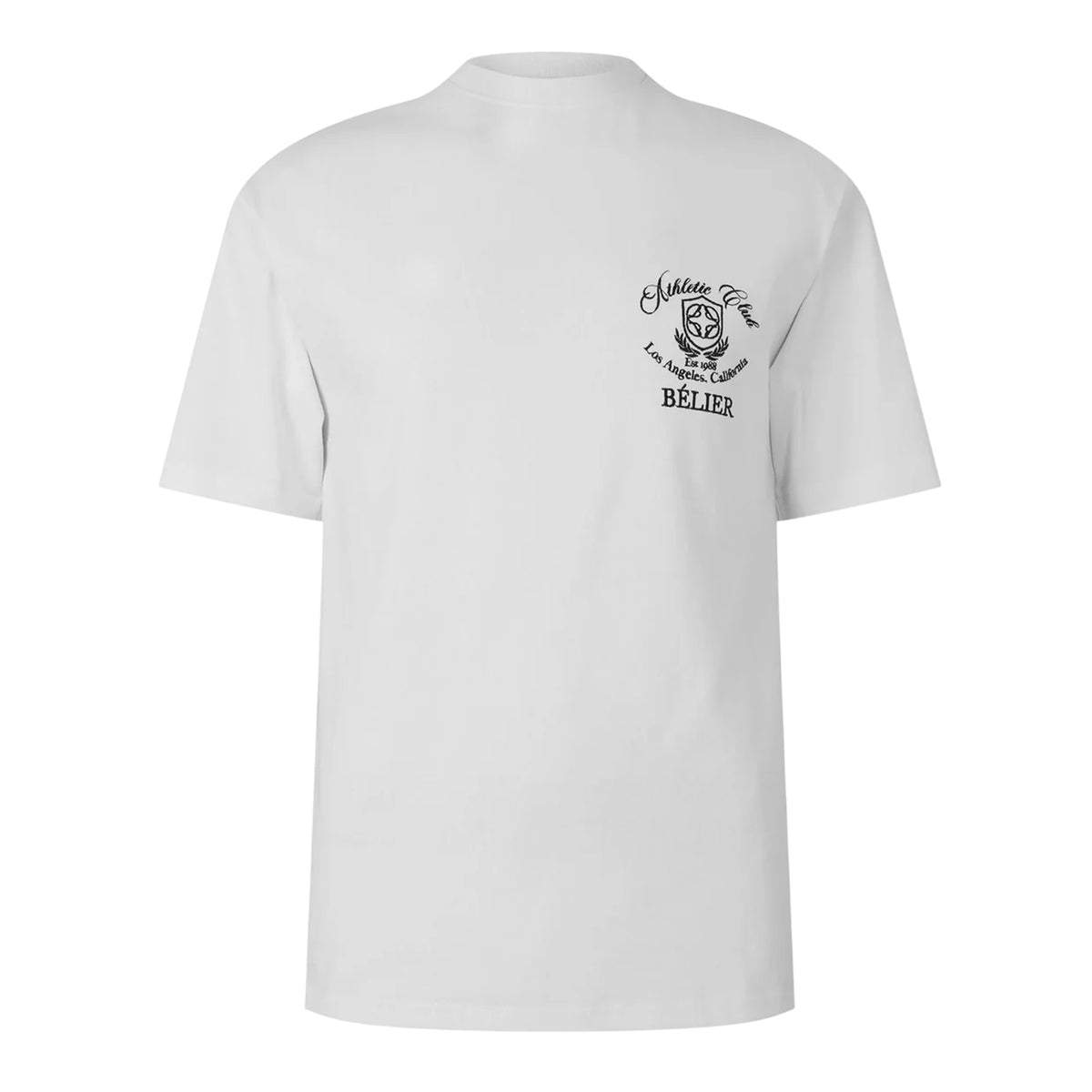 White - Front - Belier Mens Printed Athletic T-Shirt