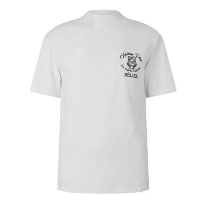 White - Front - Belier Mens Printed Athletic T-Shirt