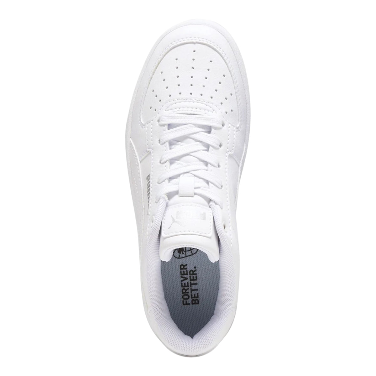 White - Lifestyle - Puma Childrens-Kids 2.0 Leopard Print Trainers