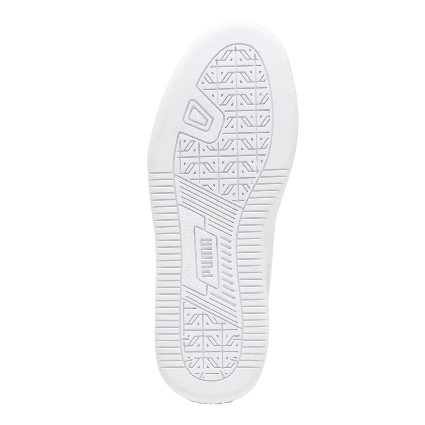 White - Pack Shot - Puma Childrens-Kids 2.0 Leopard Print Trainers