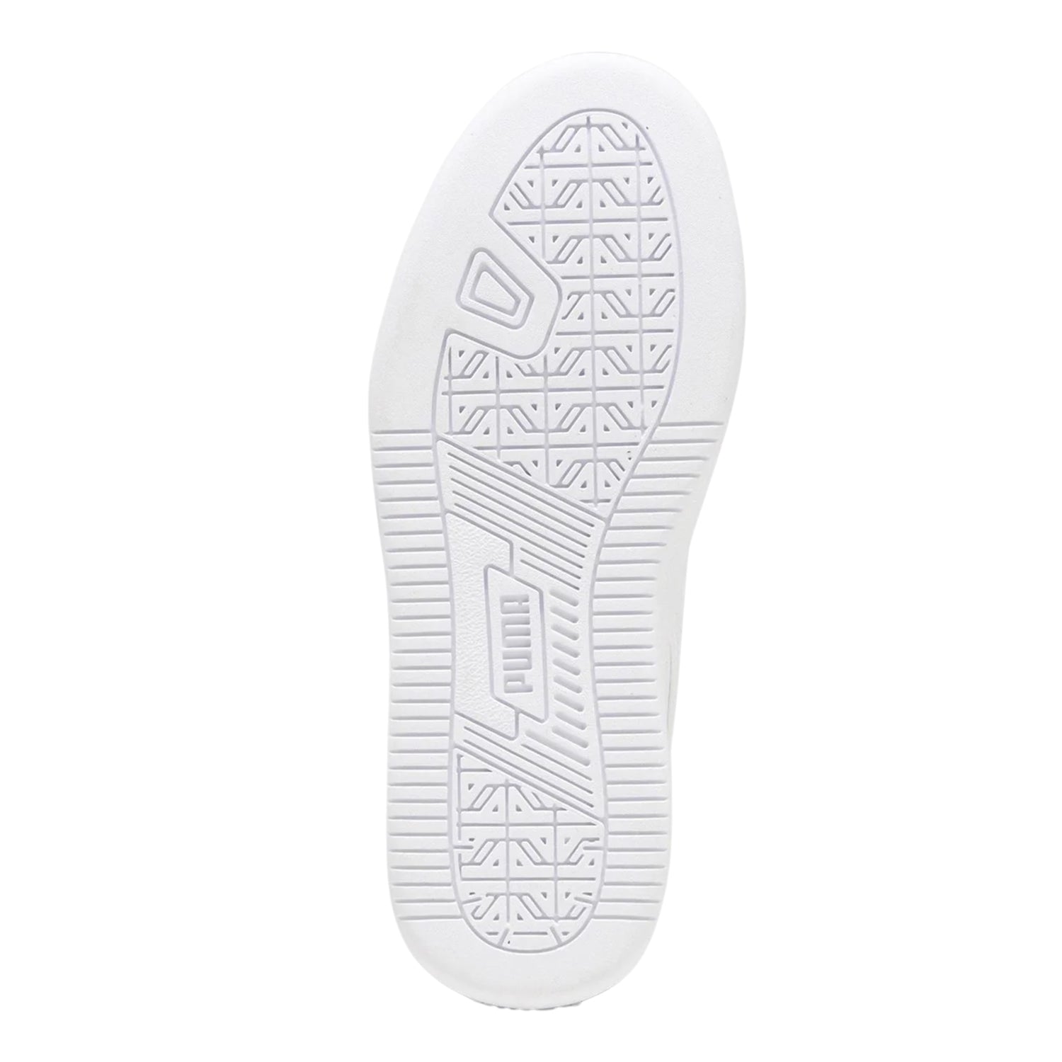White - Pack Shot - Puma Childrens-Kids 2.0 Leopard Print Trainers